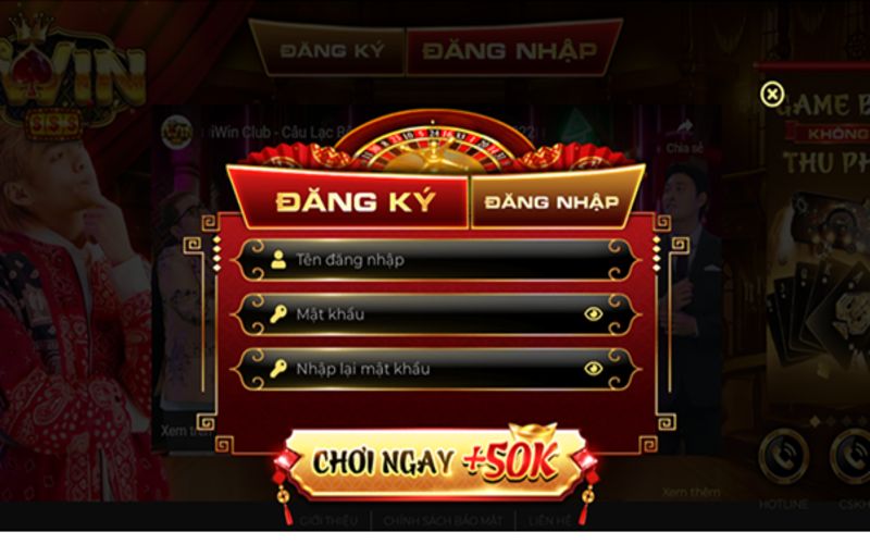 Cách đăng ký cược game Iwin casino nhanh chóng